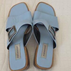 Paradox Light Blue Slide Sandals